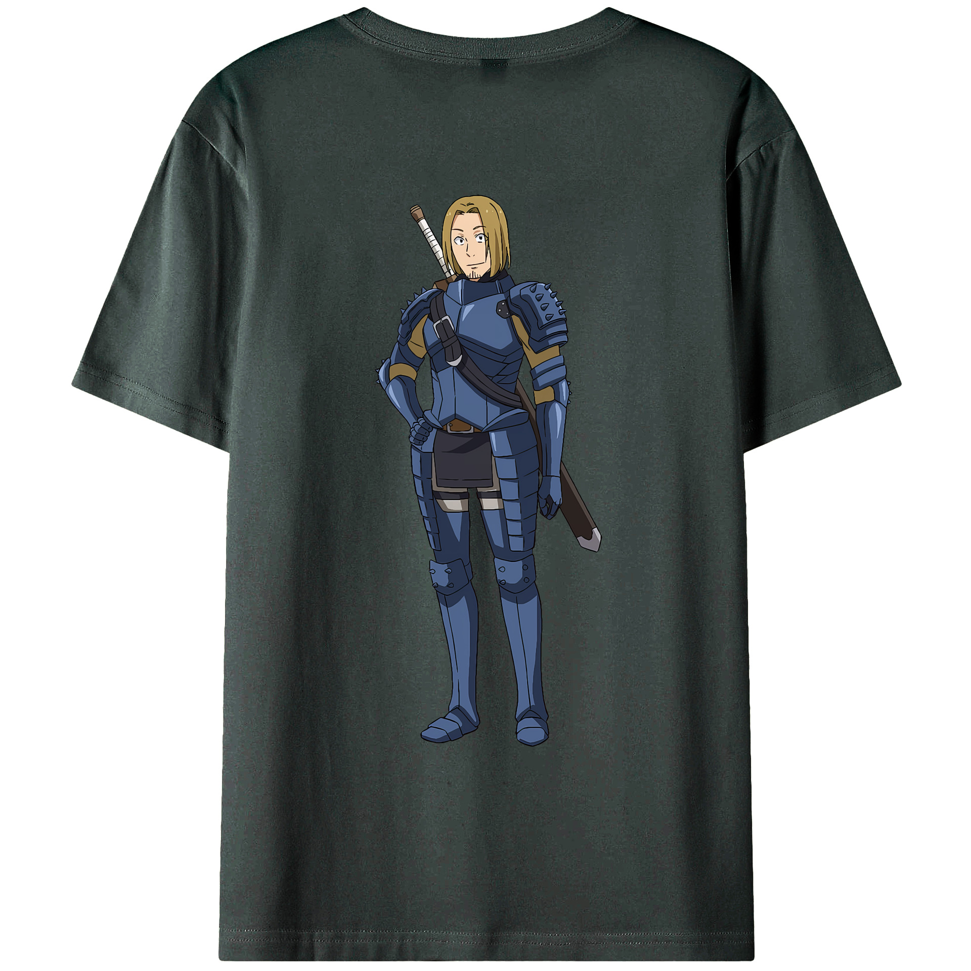 （画像用） 転スラ Regarding Reincarnated to Slime 綿100％ メンズ半袖Tシャツ（バックプリント） 通気性